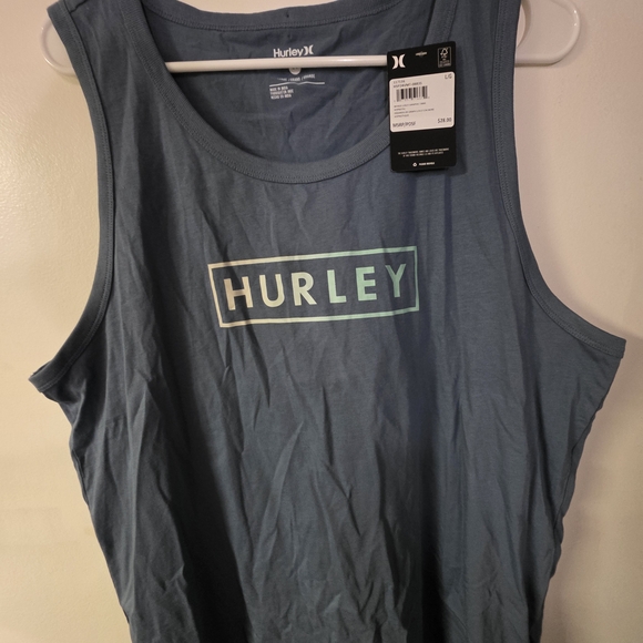 Hurley Slate Blue Tank Top - Picture 1 of 3